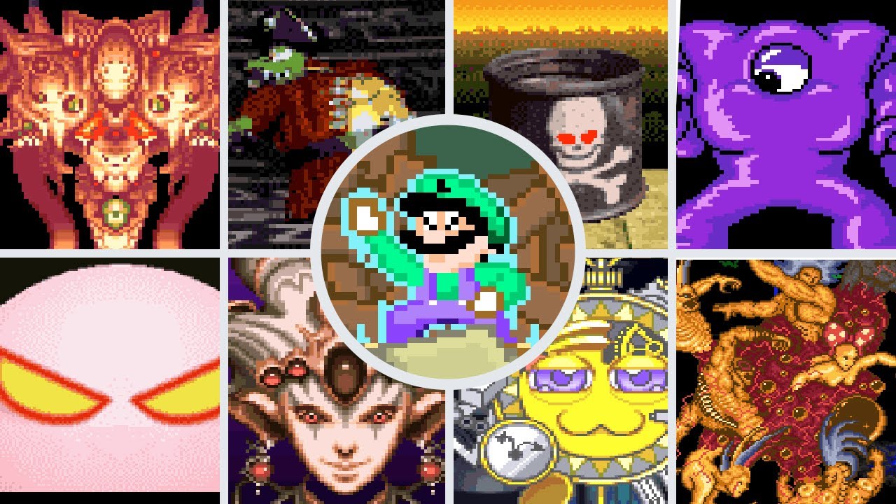 Super Kitiku Mario - All Bosses & Ending