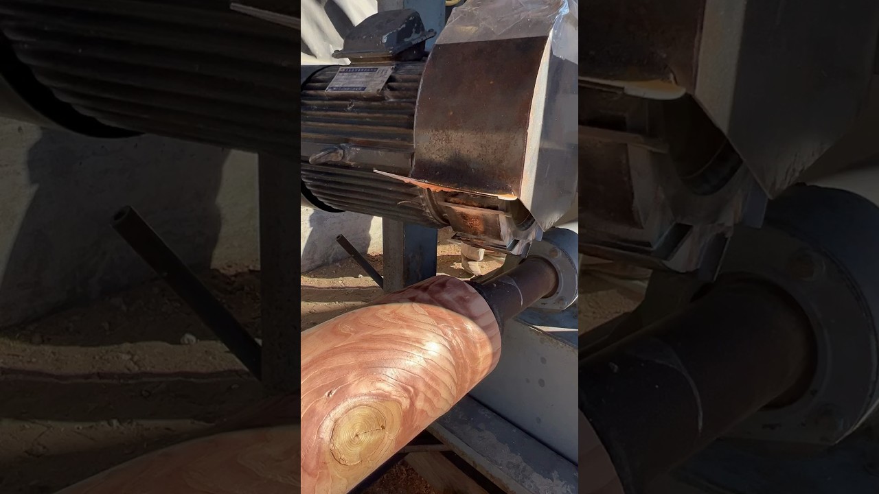 Fabricating a solid wood column 