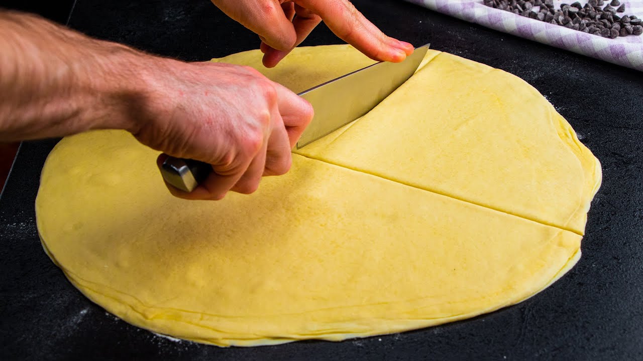 Croissants rápidos, sin huevos y sin horno| Cookrate - Español