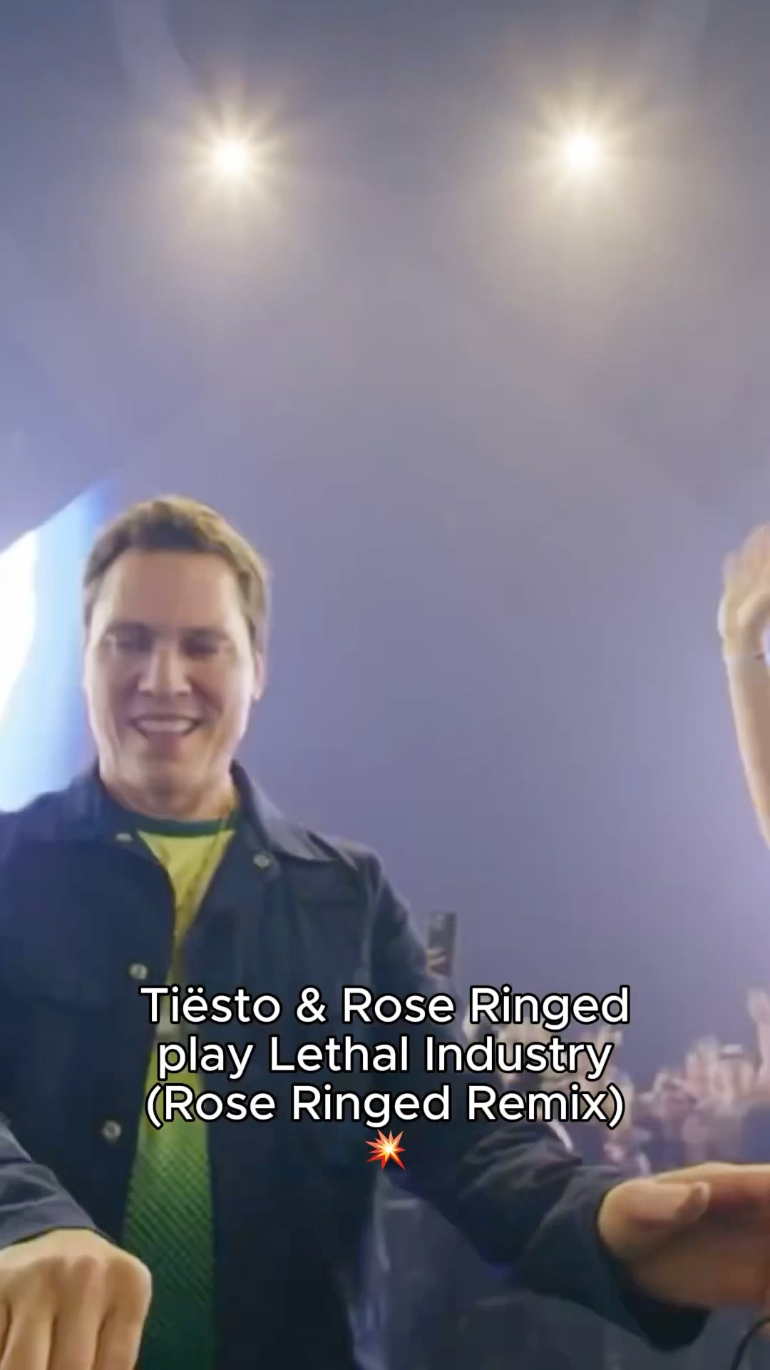 @tiesto \u0026 @RoseRinged set AMF on FIRE with the Rose Ringed Remix of Lethal Industry?#shorts