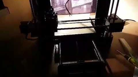 Anet A6 3D printer bought at GearBest- first start - auto home function
