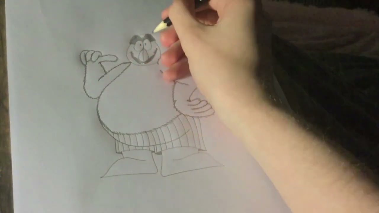 Drawing and Colouring Herry Monster for 