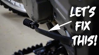 How to Fix a Bent Motorcycle Gear Selector Lever