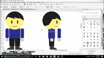 Membuat Karakter Animasi pada CorelDraw untuk pemula