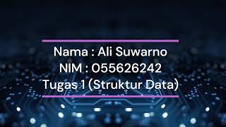 Tugas 1 Struktur Data