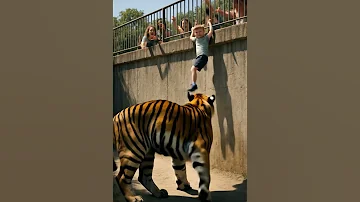 Tiger Saves Boy Instead Of Attacking Animals Wildliferescue Wildlife Aiart Tiger 