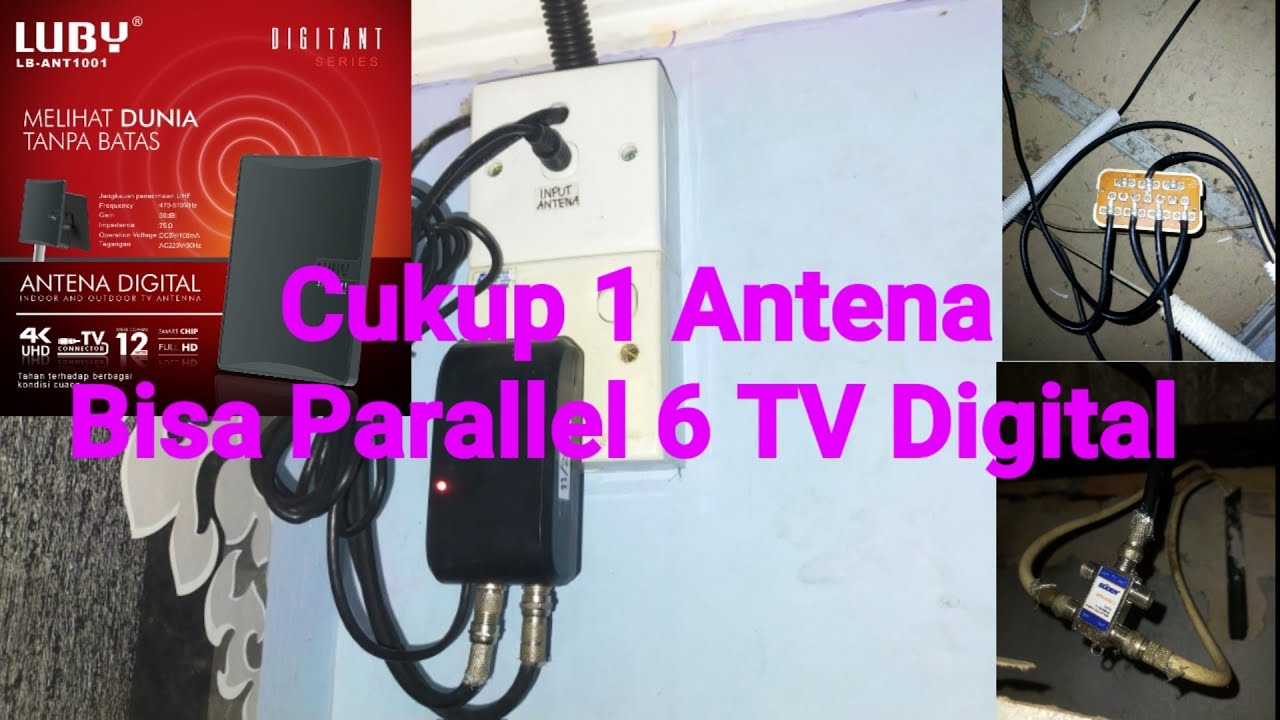 Review Antena TV Digital LUBY LB-ANT1001 | Parallel 1 Antena 6 TV Digital 