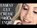 Easy Trick For A Perfect Cut Crease EVERY TIME | Works For Hooded, Aging Eyes Too!