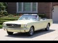1965 Ford Mustang Convertible Yellow