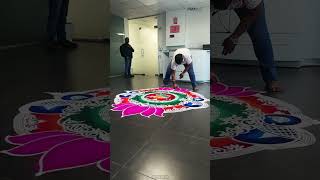 ✨ Easy Dussehra Rangoli 2025: Beautiful Dasara Rangoli Design! #shorts