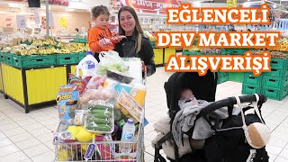 ÇOCUKLARLA EĞLENCELİ DEV MARKET ALIŞVERİŞİ