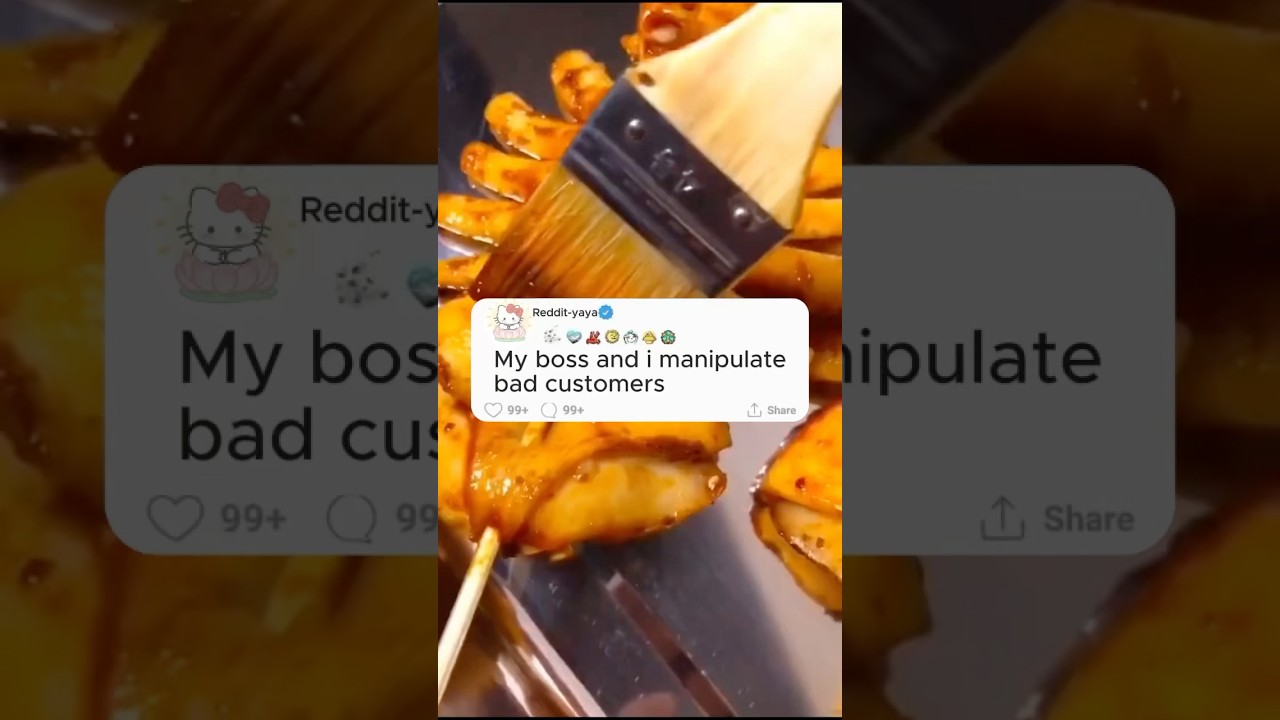 My boss and i manipulate bad customers