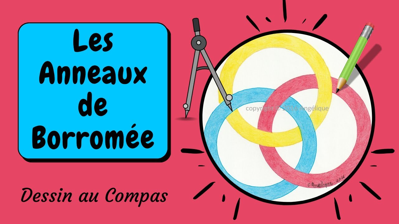 Comment Dessiner Avec Un Compas Fiche Technique N°7 Les anneaux de  Borromée: Apprendre à Dessiner Pour Enfants de 6 ans Dessin Au Compas  (Paperback)