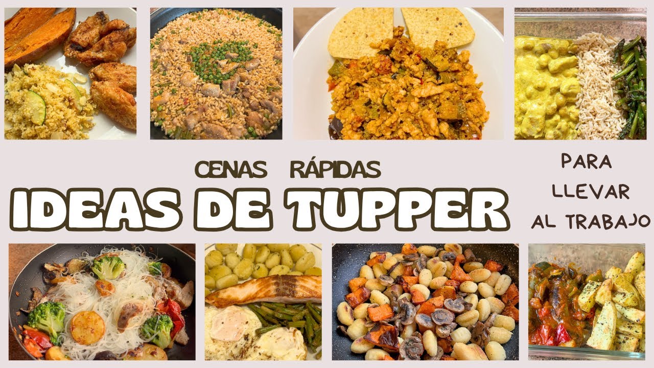 QUE COMEMOS EN UNA SEMANA (IDEAS DE TUPPER)