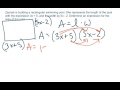 Polynomial Expressions and Area Calculations