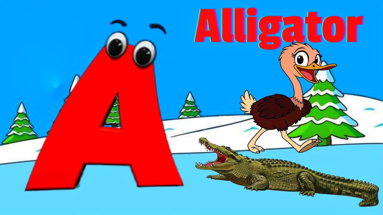 ABC Songs for Animals cartoon video | for kids English education Nursery rhymes | ABC phonics song