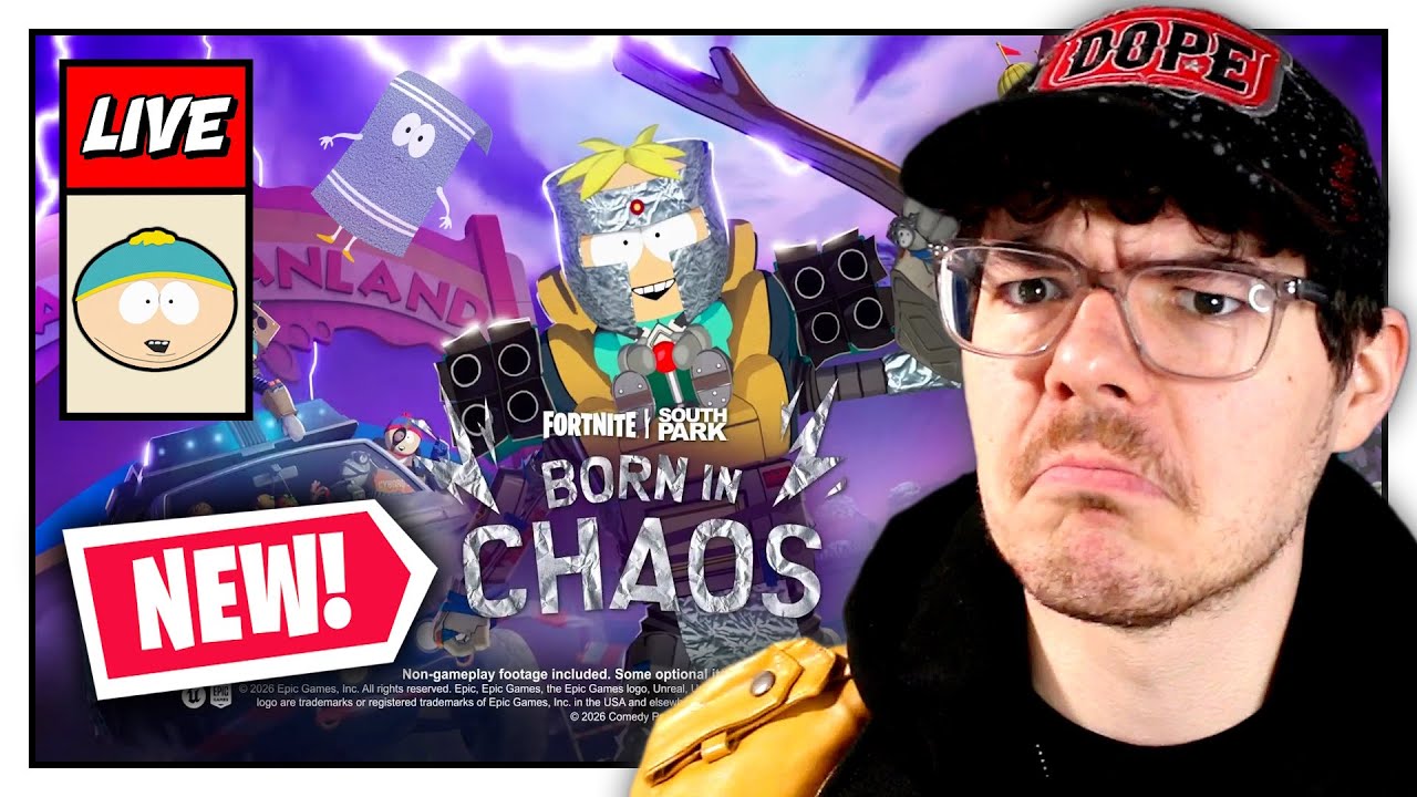 LIVE | Fortnite x South Park BORN IN CHAOS is here!