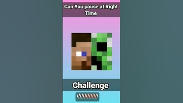 can you pause at the same time #shorts #trending #minecraft #puzzle #public