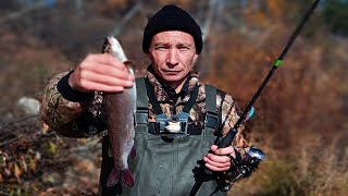 Рыбалка на ленка в октябре на спиннинг ловля ленка осенью