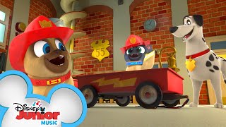 Firefighting Pups Music Video Puppy Dog Pals Disney Junior