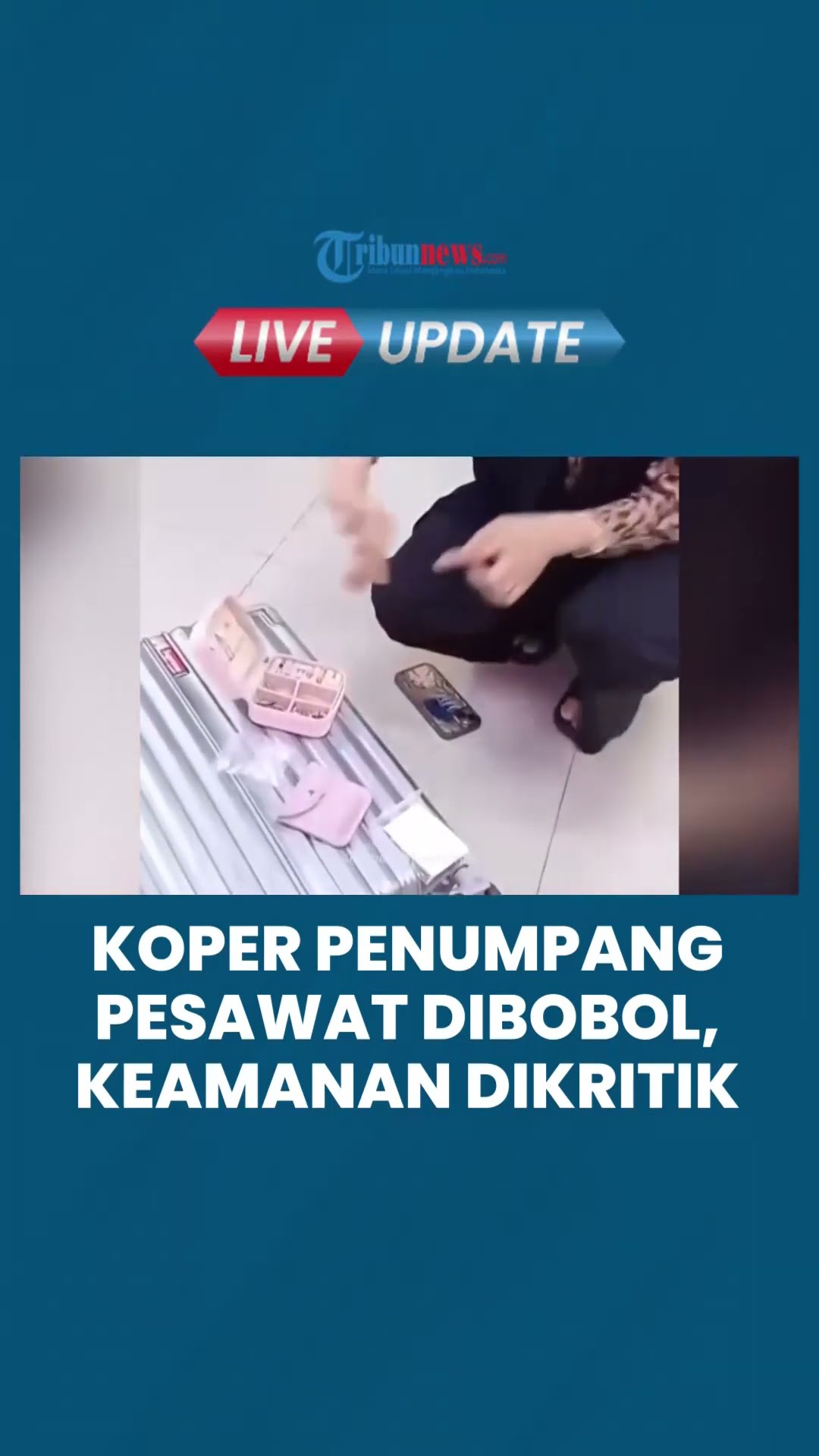Koper Penumpang Pesawat Dibobol, Jam Tangan hingga Emas Hilang, Keamanan dari Petugas Dipertanyakan