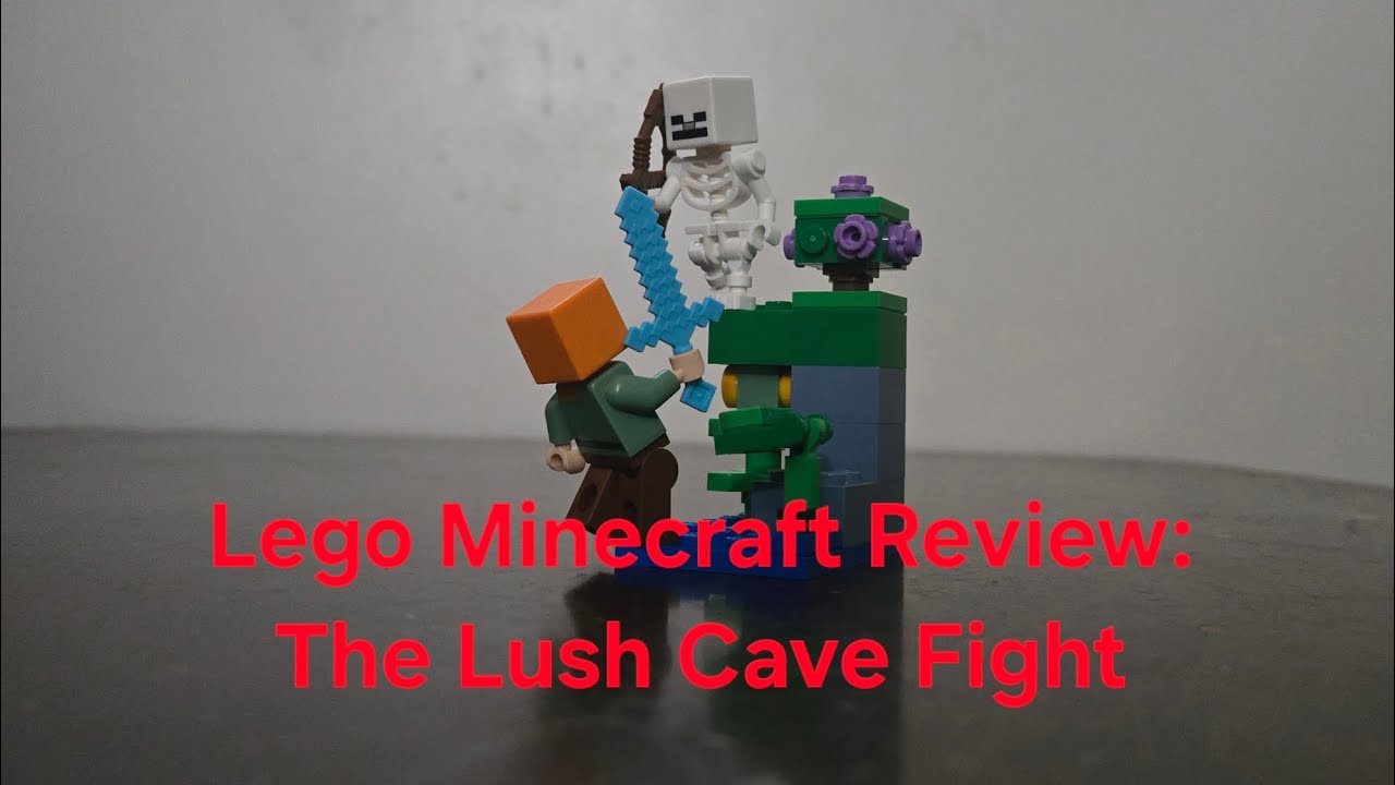 Lego Minecraft Review: The Lush Cave Fight