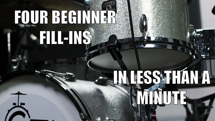 Four Beginner Fills in less than a Minute - Daily Drum Lesson