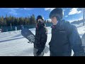Los muchachos disfrutando de la nieve sin Westcol 