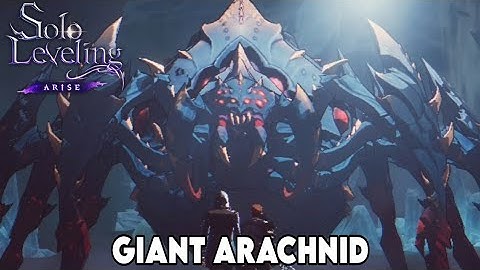 Solo Leveling Arise - Chapter 3 An Urgent Problem Giant Arachnid Boss Fight Gameplay | No Commentary