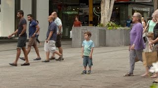 Would you walk past a child alone on the street?