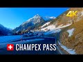 Champex Pass, Driving in Switzerland 🇨🇭 ❄️Winter Wonderland❄️ 4K