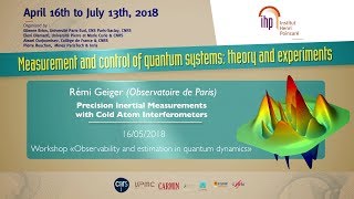 Precision Inertial Measurements with Cold Atom (...) - R. Geiger - Workshop 1 - CEB T2 2018