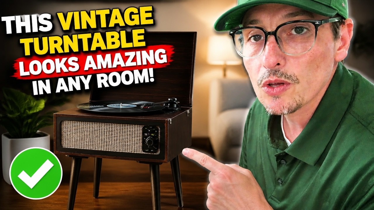 This Vintage Turntable Looks Amazing in Any Room! - YouTube