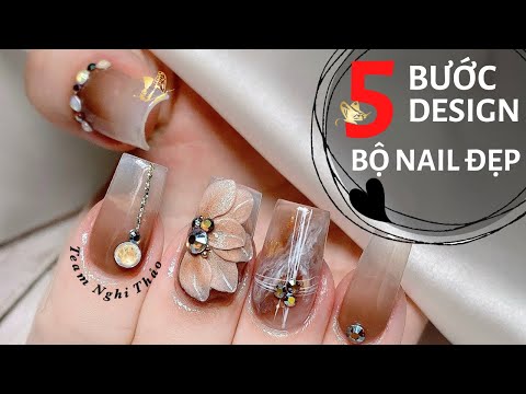 5 bước design bộ nail đẹp - Nail đẹp trên tay thật