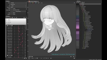 Kuroama Hair Physics Example Project & Tutorial - Teaser