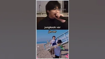 Super Tuna Jungkook Version Compared With Jin 