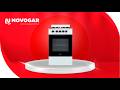 Cocina Siam 50cm Multigas Mesada Inoxidable Blanca CSI-CN50B-BL