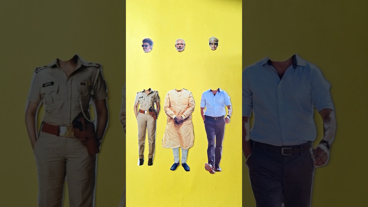 Sir Madam 😎 Narendra Modi 🤓Joseph Vijay 🤠 Wrong Head Challenge 