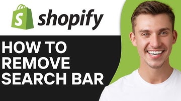 HOW TO REMOVE SEARCH BAR IN SHOPIFY (2025)