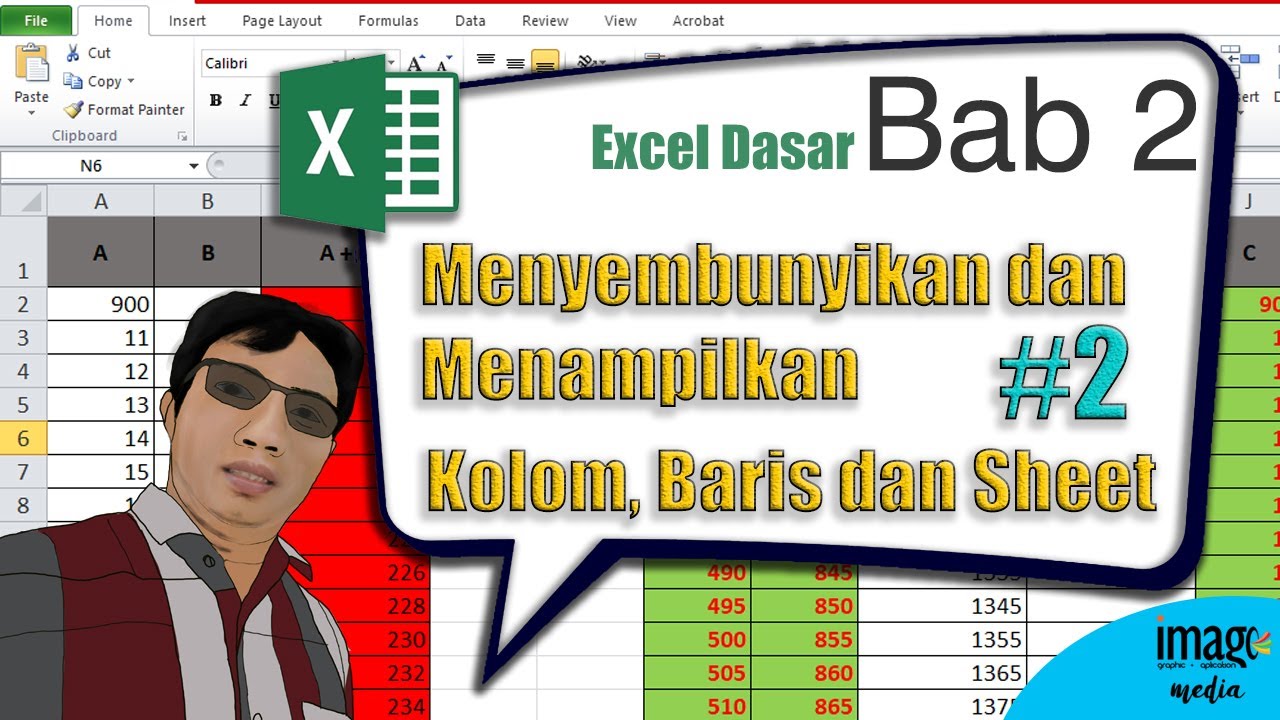 Cara Menyembunyikan dan Menampilkan Kolom, Baris dan Sheet di Ms Excel