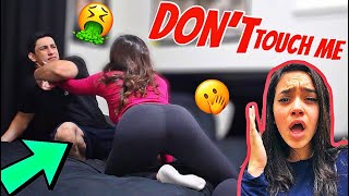 DON’T TOUCH ME PRANK ON GIRLFRIEND!! (she got so angry)
