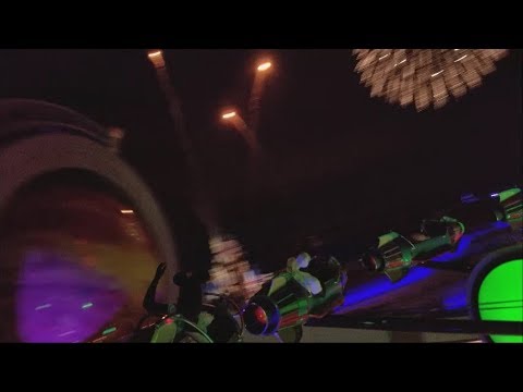 video editing software free 4K Astro Orbiter At Night During the Fireworks Show Full on Ride POV Disneys Magic Kingdom