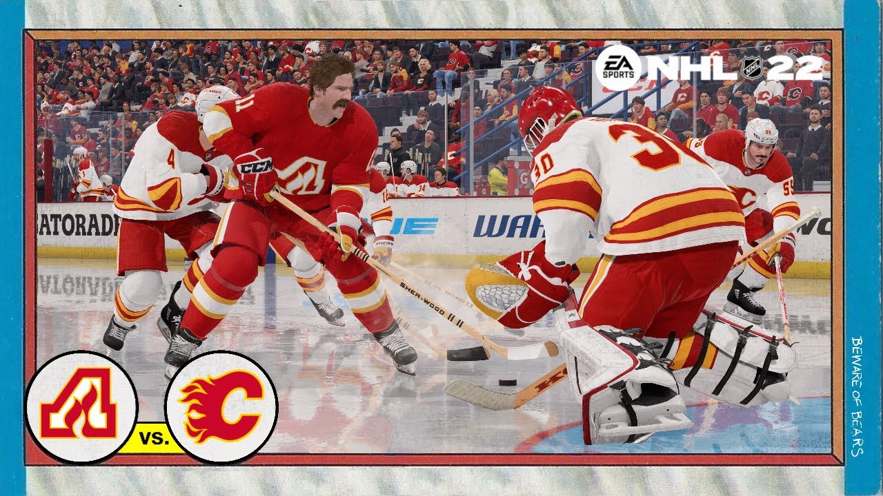 NHL 22 | Atlanta Flames @ Calgary Flames - YouTube