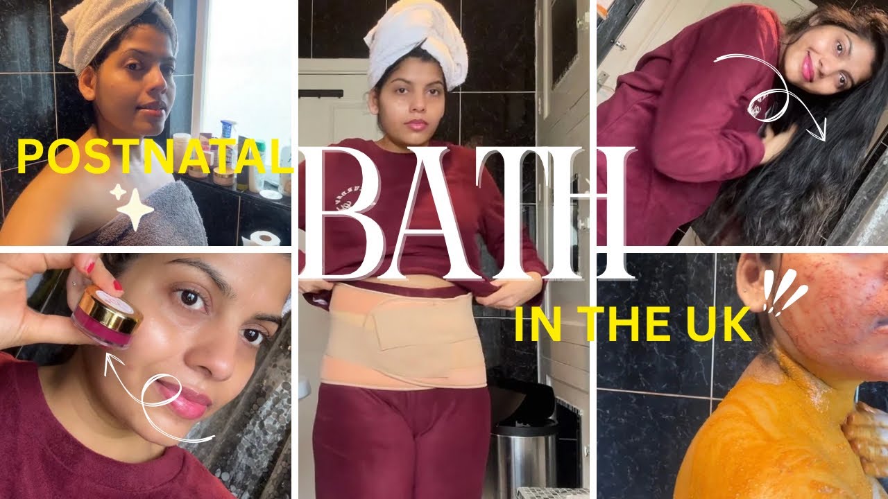 A simple POSTNATAL BATH .(UK) postnatal #postnatalcare #ukdelivery #postnatalbath#ukpregnancy