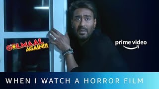 Me After Watching a Horror Movie    | Comedy Scene | Golmaal Again #shorts