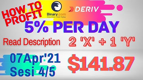 Sesi-4/5 Binary Deriv Trading Journal 7 Apr