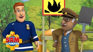 Trevor rejoint les pompiers de forêt! | Sam le Pompier | Dessin animé pour enfants