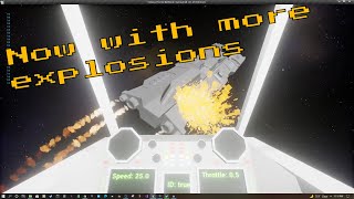 Unreal Engine Space Game - Embers of Empire - Testing out guns, particle effects and screen shake screenshot 1