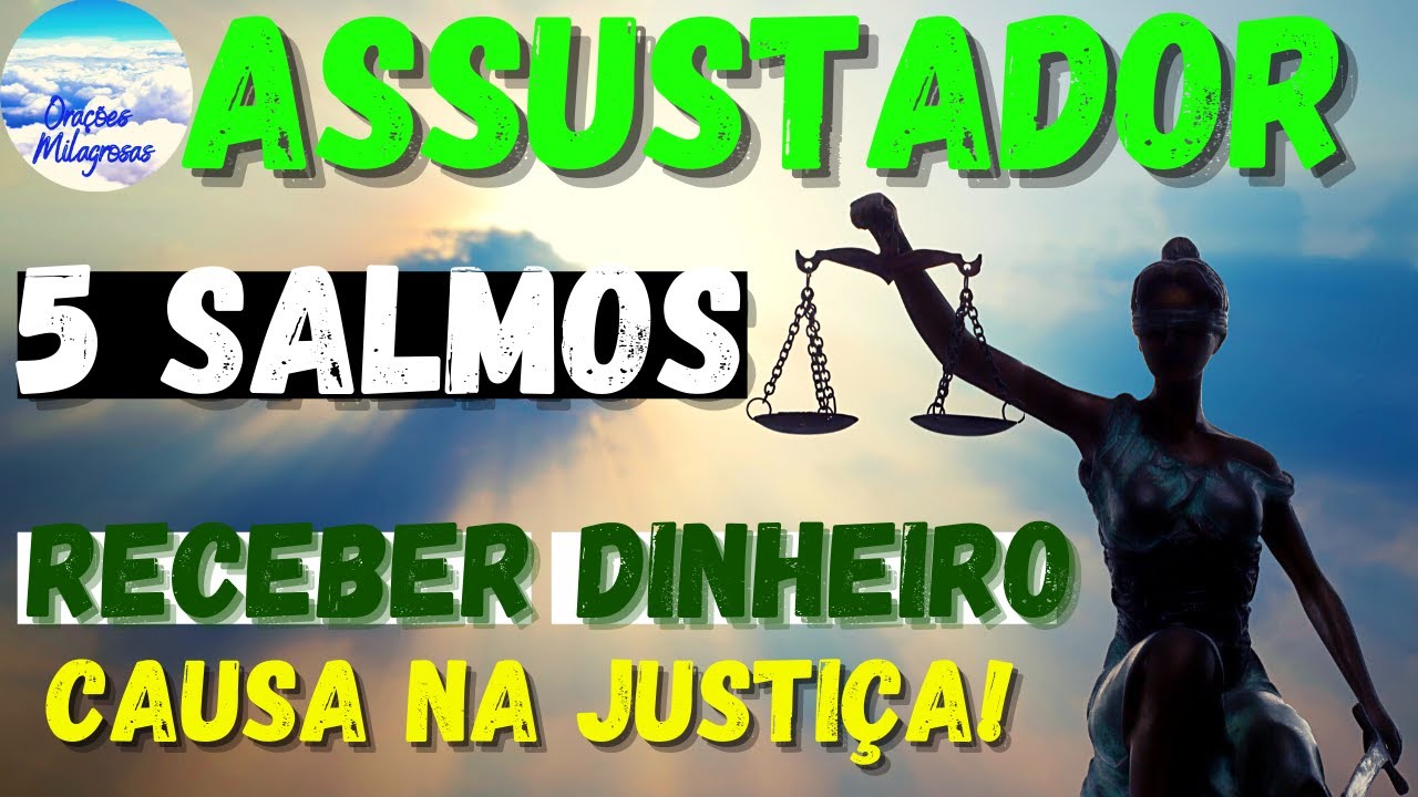 Adormeça com os 5 SALMOS que Farão Você RECEBER DINHEIRO de Processo na JUSTIÇA