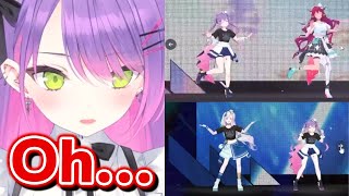 Towa got sad about her body style after seeing Reine and IRyS's sexy body style [Hololive Eng Sub]